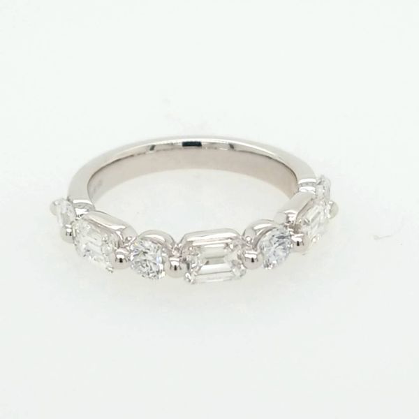 14kt WG 2.06ct TW lab grown diamond band Carroll's Jewelers Doylestown, PA