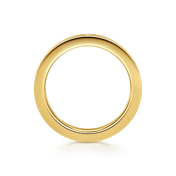 Gabriel burnished eternity band Image 2 Carroll's Jewelers Doylestown, PA