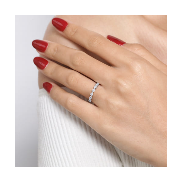 Gabriel Pear Shape Diamond Band Image 3 Carroll's Jewelers Doylestown, PA