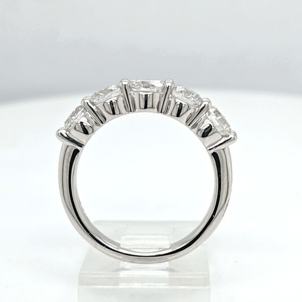 14kt WG 2ct TW lab grown Diamond bands Image 2 Carroll's Jewelers Doylestown, PA
