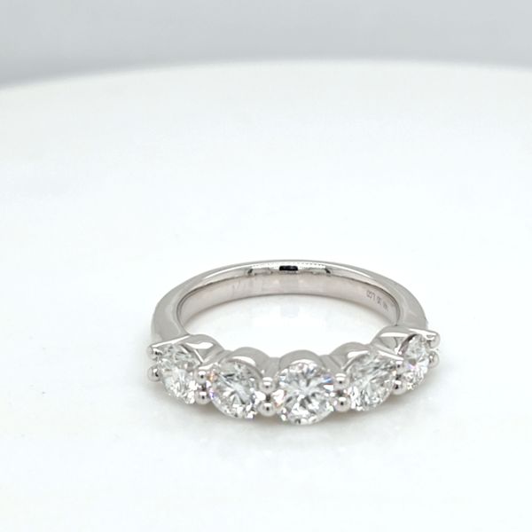 14kt WG 2ct TW lab grown Diamond bands Carroll's Jewelers Doylestown, PA