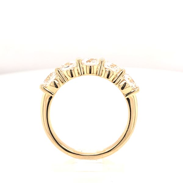14kt YG 2ct TW lab grown Diamond bands Image 2 Carroll's Jewelers Doylestown, PA