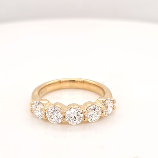 14kt YG 2ct TW lab grown Diamond bands Carroll's Jewelers Doylestown, PA