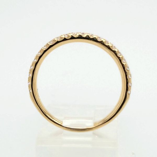14kt YG .26ct TW Lab Grown Diamond band Image 2 Carroll's Jewelers Doylestown, PA