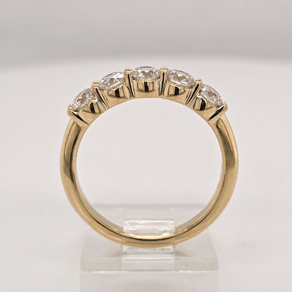 14kt YG 1.00ct TW Lab Grown Diamond Band Image 2 Carroll's Jewelers Doylestown, PA