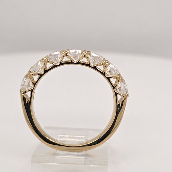 YG 2.17ct TW LG Diamond seven stone band Image 2 Carroll's Jewelers Doylestown, PA