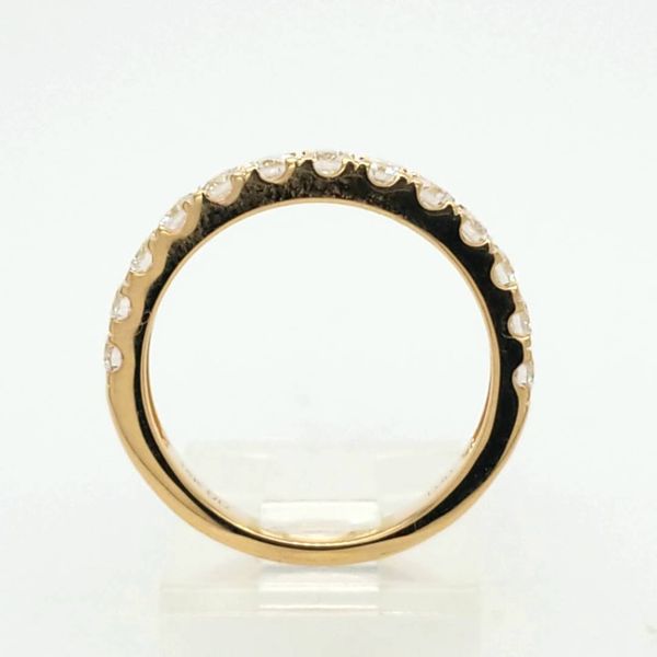 14kt YG .90ct TW Lab grown Diamond band Image 2 Carroll's Jewelers Doylestown, PA