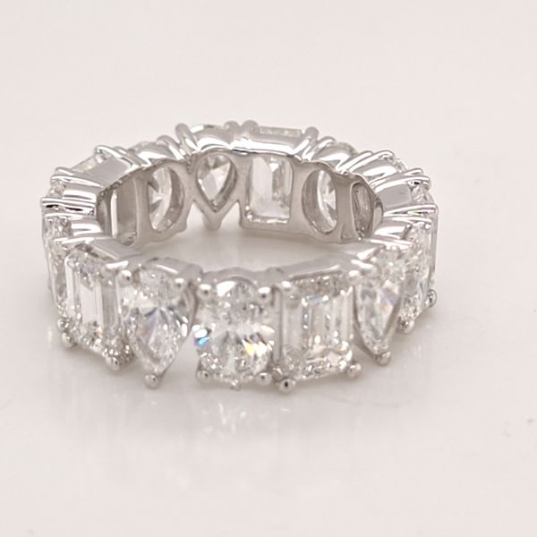 8ct LG Diamond Multi Shape Eternity Band Carroll's Jewelers Doylestown, PA
