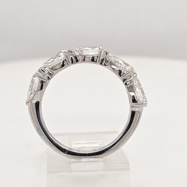 LG 5 Stone Pear Diamond Band Image 3 Carroll's Jewelers Doylestown, PA