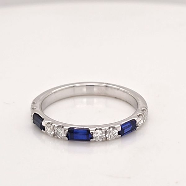 LG Sapphire and Diamond Band Carroll's Jewelers Doylestown, PA