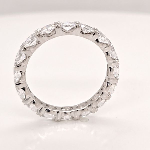 LG Oval Diamond Eternity Band Image 2 Carroll's Jewelers Doylestown, PA