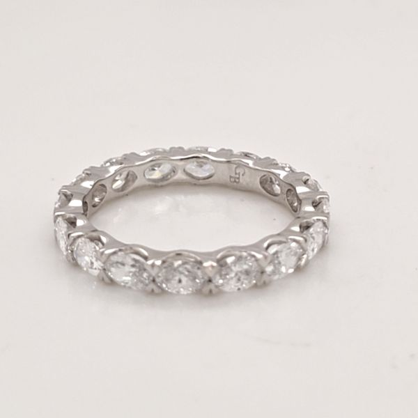 LG Oval Diamond Eternity Band Carroll's Jewelers Doylestown, PA