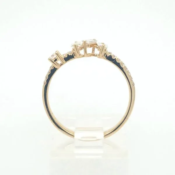 14kt YG diamond fashion ring thumb image 2