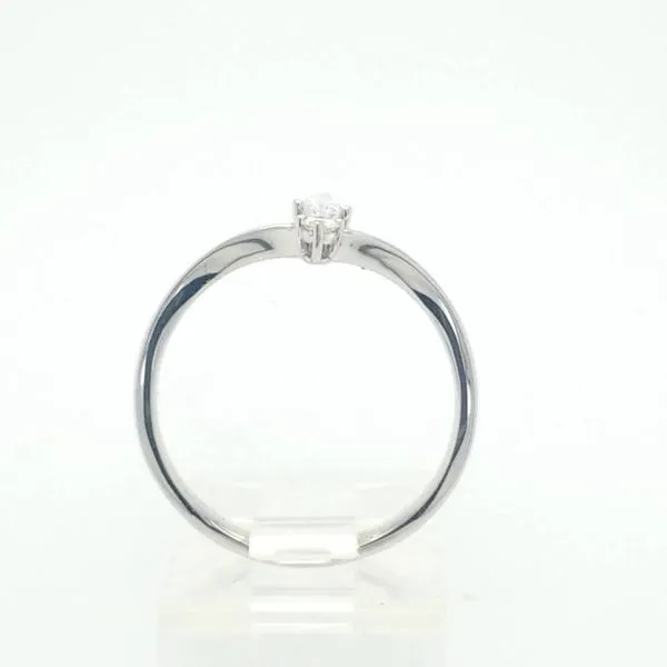 18kt WG 2 stone diamond ring thumb image 2