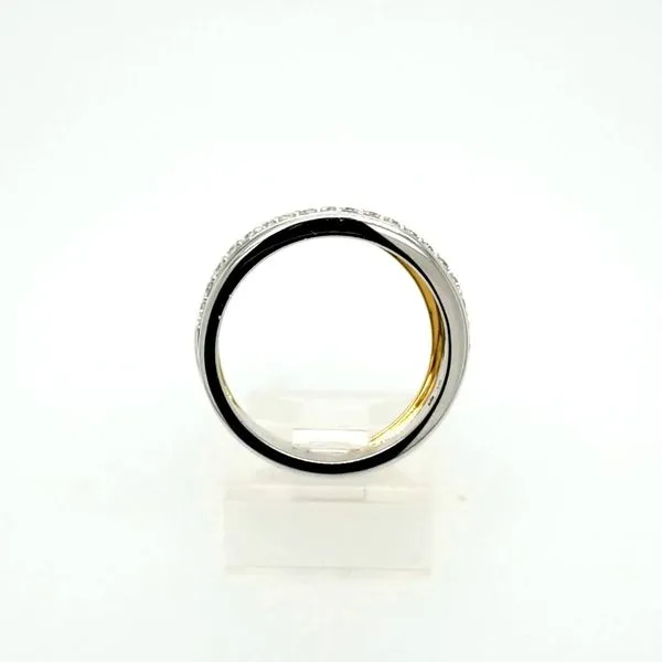 14kt Two Tone Diamond Fashion Ring thumb image 3