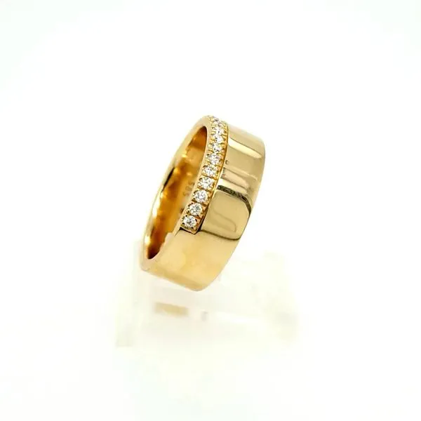14kt YG double row band ring Image 2 Carroll's Jewelers Doylestown, PA