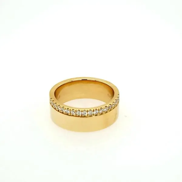 14kt YG double row band ring Carroll's Jewelers Doylestown, PA