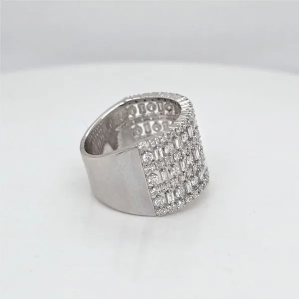 14kt WG Wide Diamond Fashion ring Image 2 Carroll's Jewelers Doylestown, PA