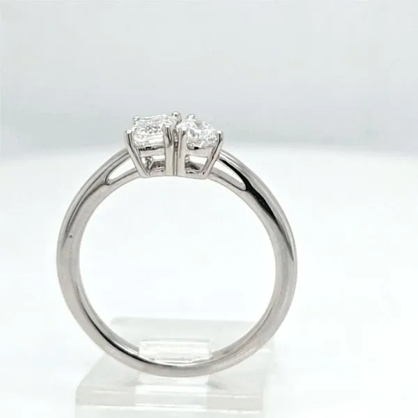 14kt WG 2 Stone Lab grown Diamond Ring thumb image 2