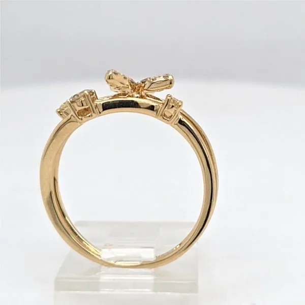 14kt YG Diamond Butterfly Ring thumb image 2