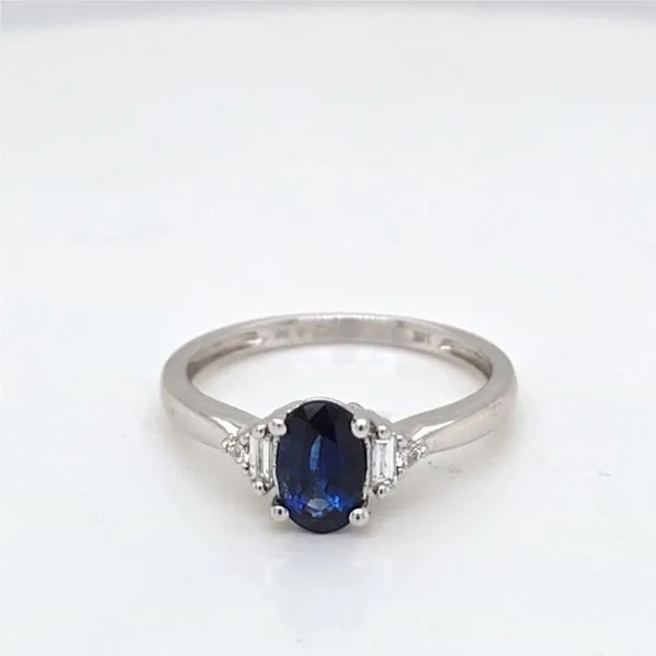 18kt WG Sapphire and Diamond Ring thumb image 1