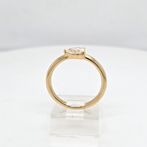 Diamond fashion ring with Pear shaped diamond Image 2 Carroll's Jewelers Doylestown, PA