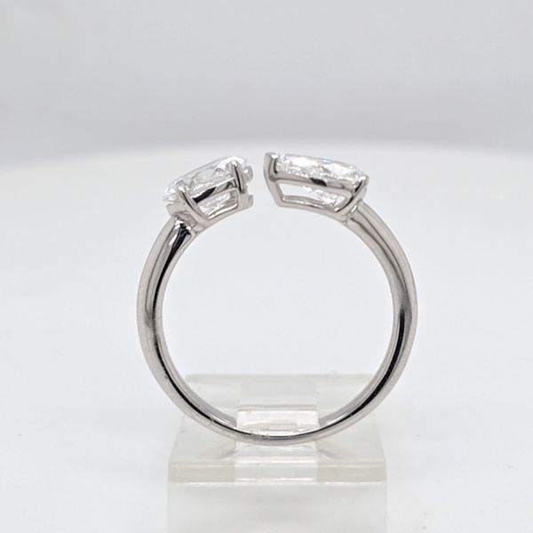 14k WG 2 Stone Diamond  