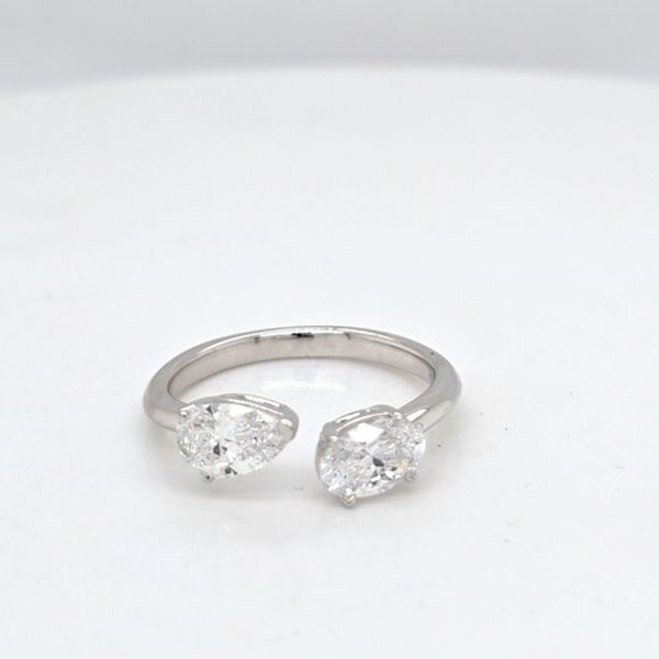 14k WG 2 Stone Diamond  