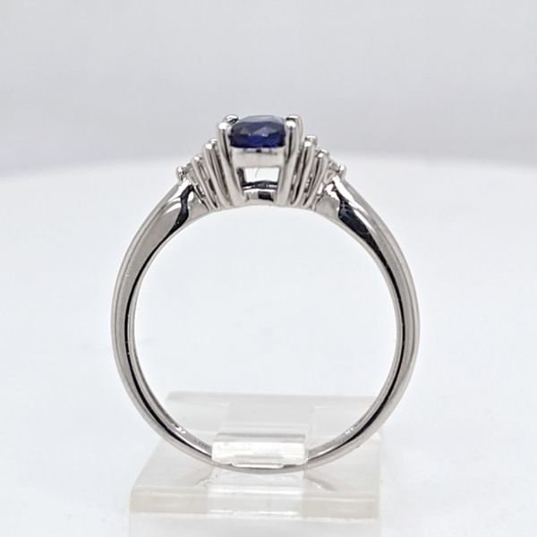 18kt WG Sapphire and Diamond Ring Image 2 Carroll's Jewelers Doylestown, PA
