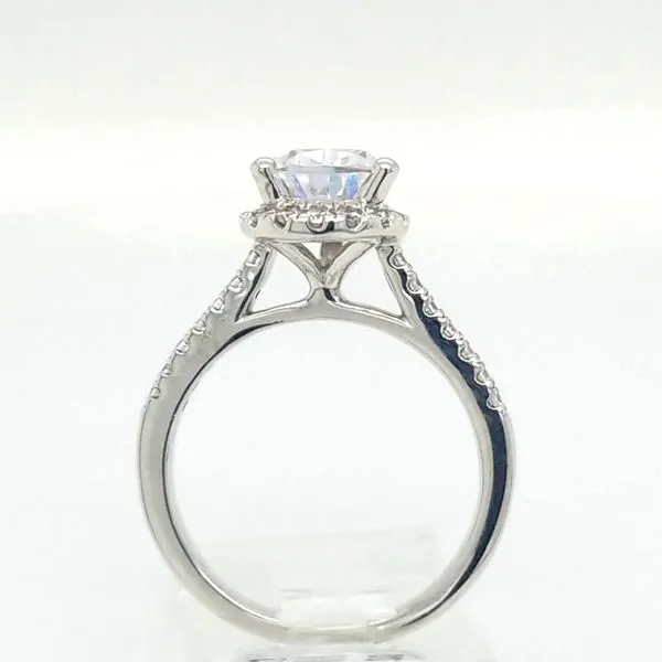 Pear Shape Halo Engagement Ring thumb image 2