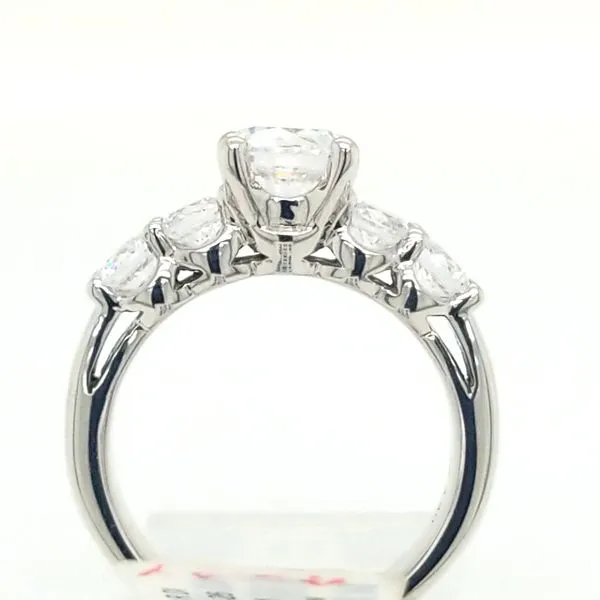 Side Stone Diamond Engagement Ring thumb image 2