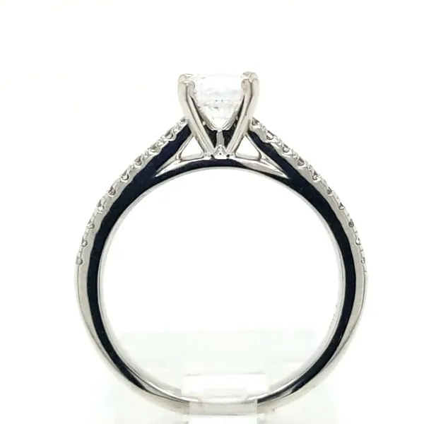 Side Stone Diamond Engagement Ring thumb image 2