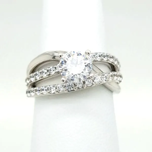 Crossover  Engagement Ring thumb image 1