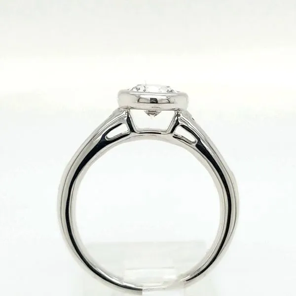 Bezel Set Engagement Ring thumb image 2