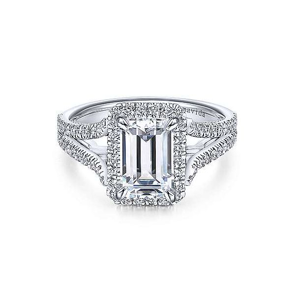 Emerald cut Engagement ring Carroll's Jewelers Doylestown, PA