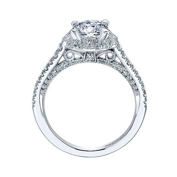 Art Deco Style engagement ring Image 2 Carroll's Jewelers Doylestown, PA