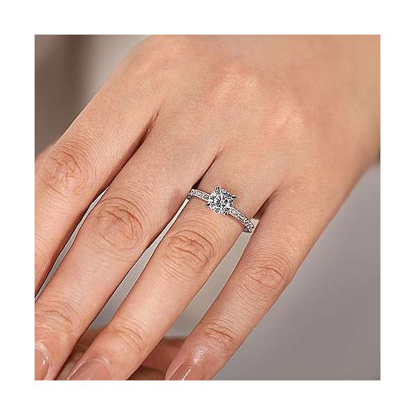 Art Deco Engagement Ring Image 4 Carroll's Jewelers Doylestown, PA