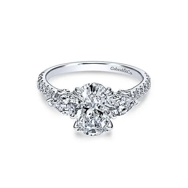 Oval 3 stone Engagement Ring Carroll's Jewelers Doylestown, PA