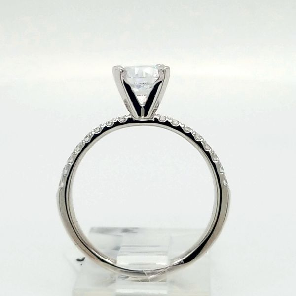 single row engagement ring Image 2 Carroll's Jewelers Doylestown, PA