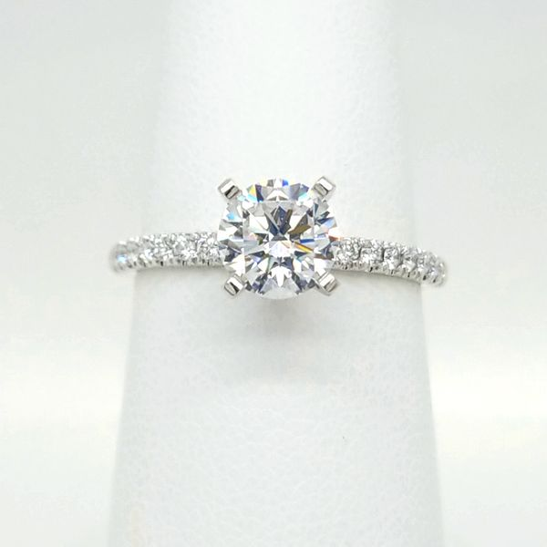 single row engagement ring Carroll's Jewelers Doylestown, PA