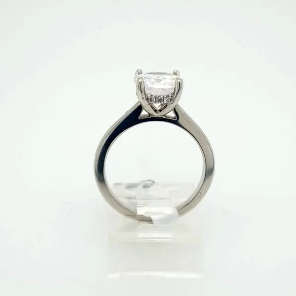 14KT wg Diamond Solitaire engagement ring thumb image 2