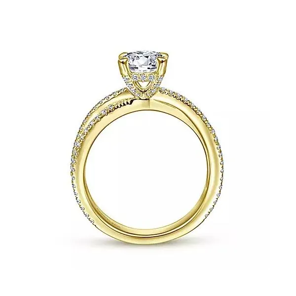 Criss Cross Engagement ring thumb image 2