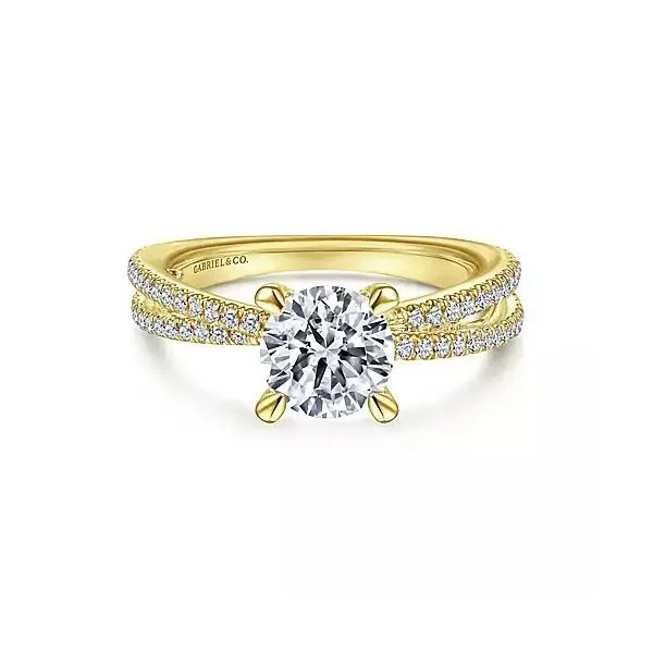 Criss Cross Engagement ring thumb image 1