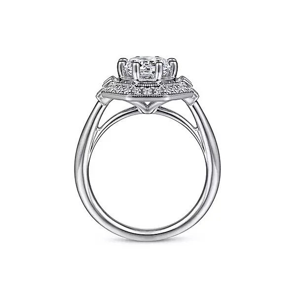 Art Deco Style Engagement Ring Image 2 Carroll's Jewelers Doylestown, PA