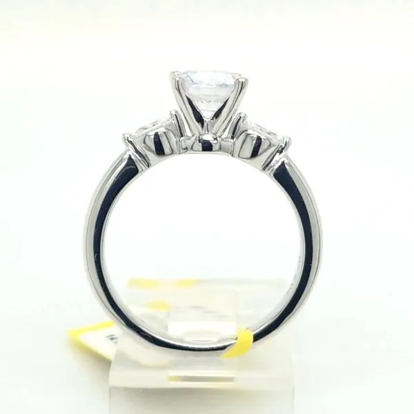 14Kt WG 3 Stone Style Engagement Ring Image 2 Carroll's Jewelers Doylestown, PA