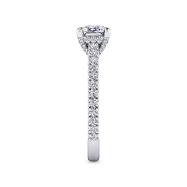 Emerald Cut Engagement Ring Image 3 Carroll's Jewelers Doylestown, PA
