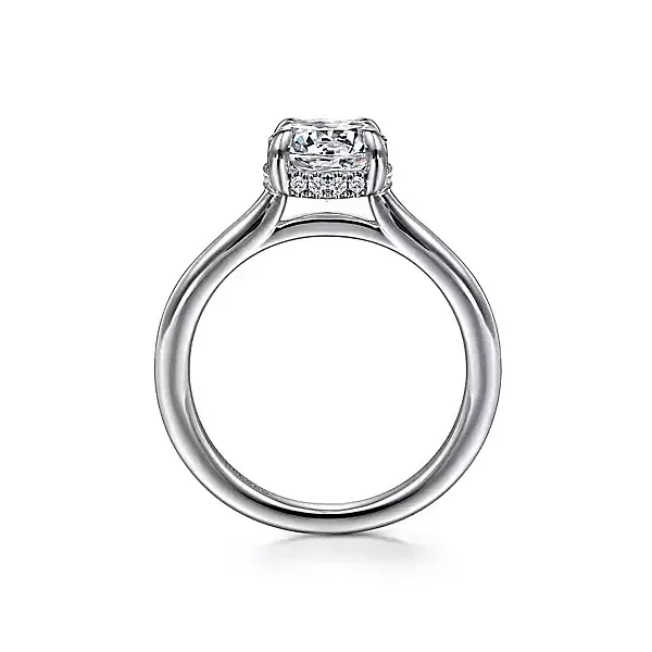 Solitaire engagement ring thumb image 2