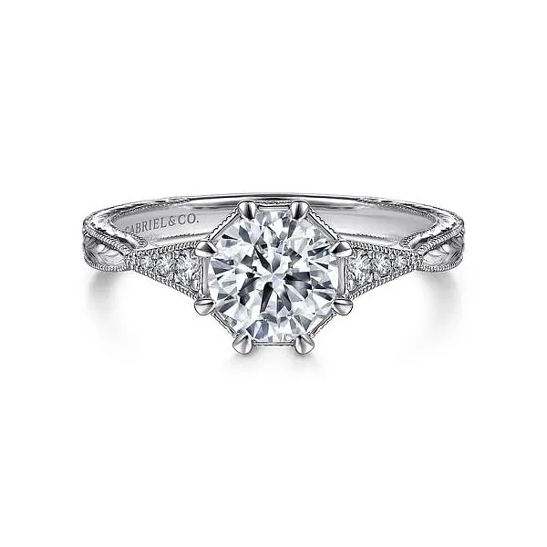 Vintage inspired engagement ring