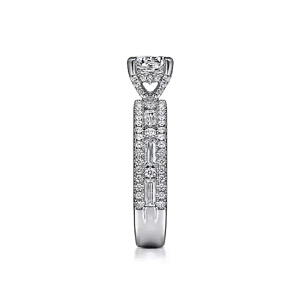 Wide Band Engagement ring thumb image 2