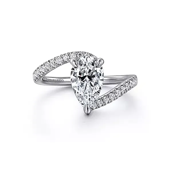 Pear shape engagement ring. thumb image 1